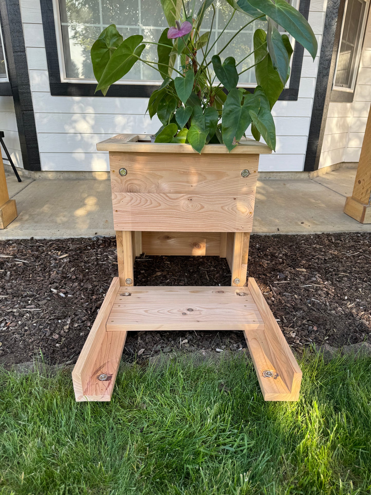 Natural Cedar Planter